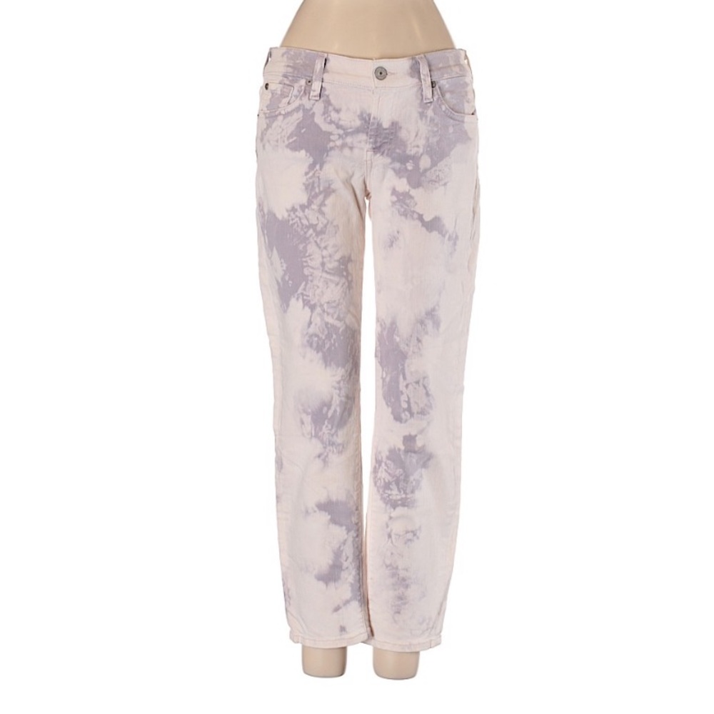 7 for all mankind acid wash jeans